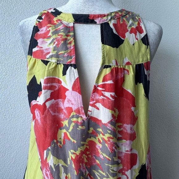 Uncle Frank Vibrant Bold Floral Sleeveless Shift Dress SZ S - Picture 8 of 12
